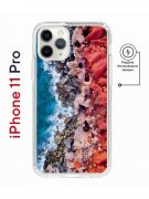 Чехол-накладка iPhone 11 Pro Kruche Magnet Print Морской берег