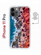 Чехол-накладка iPhone 11 Pro Kruche Magnet Print Морской берег