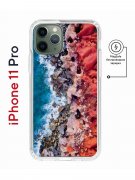Чехол-накладка iPhone 11 Pro Kruche Magnet Print Морской берег