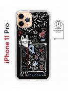 Чехол-накладка Apple iPhone 11 Pro (598891) Kruche PRINT Кот Питер
