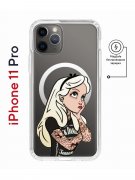Чехол-накладка Apple iPhone 11 Pro (598891) Kruche PRINT Tattoo Girl