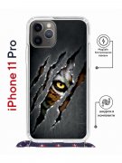 Чехол-накладка iPhone 11 Pro Kruche Magrope Print Тигриный глаз