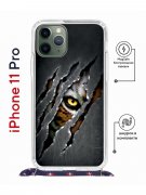 Чехол-накладка iPhone 11 Pro Kruche Magrope Print Тигриный глаз