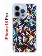 Чехол-накладка Apple iPhone 13 Pro (606543) Kruche PRINT Кроссовки Nike Air