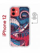 Чехол-накладка iPhone 12/12 Pro Kruche Magnet Print Японская змея