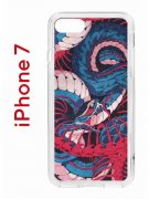 Чехол-накладка Apple iPhone 7 (580667) Kruche PRINT Японская змея