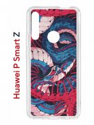 Чехол-накладка Huawei P Smart Z (588928) Kruche PRINT Японская змея