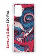 Чехол-накладка Samsung Galaxy S20 Plus Kruche Print Японская змея