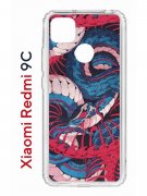 Чехол-накладка Xiaomi Redmi 9C (591325) Kruche PRINT Японская змея