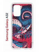 Чехол-накладка Samsung Galaxy A32 Kruche Print Японская змея