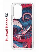Чехол-накладка Huawei Honor 50 (610635) Kruche PRINT Японская змея