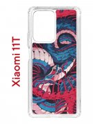 Чехол-накладка Xiaomi 11T/11T Pro Kruche Print Японская змея