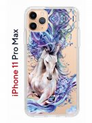 Чехол-накладка iPhone 11 Pro Max Kruche Print Грация