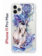 Чехол-накладка iPhone 11 Pro Max Kruche Print Грация