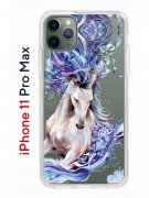 Чехол-накладка iPhone 11 Pro Max Kruche Print Грация