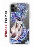Чехол-накладка iPhone 11 Pro Max Kruche Print Грация