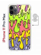 Чехол-накладка iPhone 11 Pro Max Kruche Magnet Print Абстракция Капли