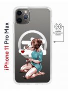 Чехол-накладка Apple iPhone 11 Pro Max (598895) Kruche PRINT Рисуя любовь