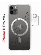 Чехол-накладка iPhone 11 Pro Max Kruche Magnet Print Муравьи
