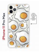Чехол-накладка Apple iPhone 11 Pro Max (598895) Kruche PRINT Глазунья