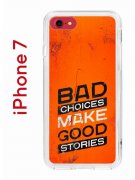 Чехол-накладка iPhone 7/8/SE 2020 Kruche Print Good stories