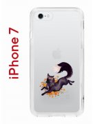 Чехол-накладка iPhone 7/8/SE (2020) Kruche Print Fox