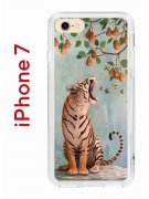 Чехол-накладка iPhone 7/8/SE (2020)/SE (2022) Kruche Print Тигр под деревом