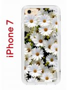 Чехол-накладка iPhone 7/8/SE (2020)/SE (2022) Kruche Print Ромашки