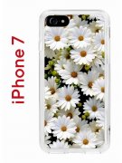 Чехол-накладка iPhone 7/8/SE (2020)/SE (2022) Kruche Print Ромашки