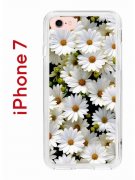 Чехол-накладка iPhone 7/8/SE (2020)/SE (2022) Kruche Print Ромашки