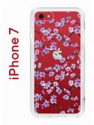 Чехол-накладка iPhone 7/8/SE (2020) Kruche Print Сакура