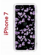 Чехол-накладка iPhone 7/8/SE (2020) Kruche Print Сакура