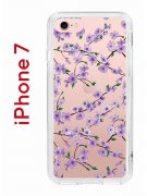 Чехол-накладка iPhone 7/8/SE (2020) Kruche Print Сакура