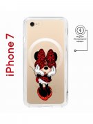 Чехол-накладка iPhone 7/8/SE (2020)/SE (2022) Kruche Magnet Print Минни