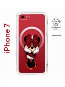 Чехол-накладка iPhone 7/8/SE (2020)/SE (2022) Kruche Magnet Print Минни