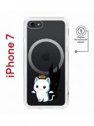 Чехол-накладка iPhone 7/8/SE (2020) Kruche Magnet Print Angel Demon