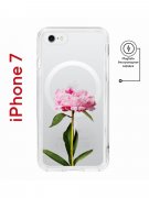 Чехол-накладка iPhone 7/8/SE (2020) Kruche Magnet Print Пион