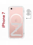 Чехол-накладка iPhone 7 Kruche Magnet Print Zet
