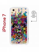 Чехол-накладка iPhone 7 Kruche Magnet Print Colored beast