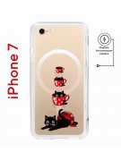 Чехол-накладка iPhone 7 Kruche Magnet Print Котенок в чашке
