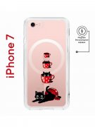 Чехол-накладка iPhone 7 Kruche Magnet Print Котенок в чашке