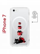 Чехол-накладка iPhone 7 Kruche Magnet Print Котенок в чашке