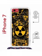 Чехол-накладка iPhone 7/8/SE (2020) Kruche Magrope Print Danger