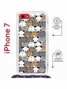 Чехол-накладка Apple iPhone 7 (598922) Kruche PRINT Медвежата