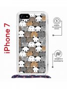 Чехол-накладка Apple iPhone 7 (598922) Kruche PRINT Медвежата