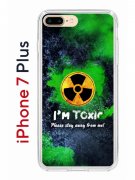 Чехол-накладка iPhone 7 Plus/8 Plus Kruche Print Toxic
