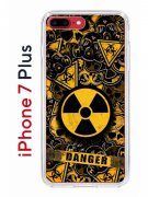 Чехол-накладка iPhone 7 Plus/8 Plus Kruche Print Danger