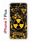 Чехол-накладка iPhone 7 Plus/8 Plus Kruche Print Danger