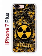 Чехол-накладка iPhone 7 Plus/8 Plus Kruche Print Danger