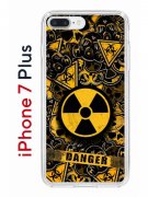 Чехол-накладка iPhone 7 Plus/8 Plus Kruche Print Danger